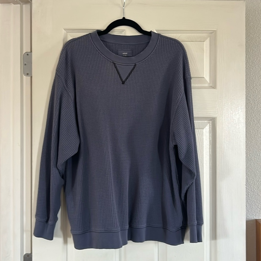 Aerie waffle knit pullover